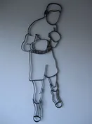 Boxer Metal Wall Art and Decor