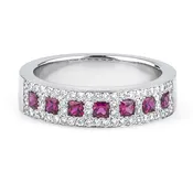 Ruby and Diamond Band