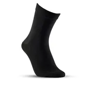 Bamboo Crew Socks 4-Pack Unisex in Black