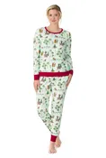 Bed Head WARM WISHES Long Sleeve Classic Stretch Jersey PJ Set