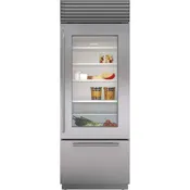 30'' Subzero Refrigerator Freezer With Glass Door CL3050UGSTR (New in Box)