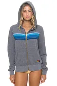 5 STRIPE ZIP HOODIE