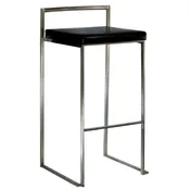 Barstool – Black and Stainless