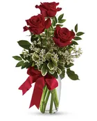 3 ROSE VASE (ONLY AVAILABLE FOR PICK UP)