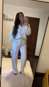 Collard V Neck Set