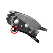 0.75" Ratcheting Buckle w/Anti-Rotation Tab