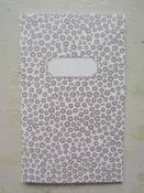ditsy brown note book