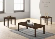 3-PK PIERCE COCKTAIL SET BROWN