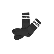Disorder Black Staple Logo Socks — Paliskates