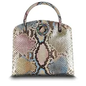 Annette Top Handle, Pastel Multi, Labradorite