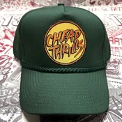 Cheap Thrills Classic Canvas Hunter Green "Golf " Style / Circle Patch Hat — Oliver Peck's Anchor Screen Printing  Dallas Texas