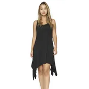Black Front Pocket Tunic Dress