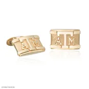 18K Yellow Gold Texas A&amp;amp;M Cuff Links