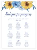 Seating Chart - Floral 38