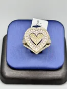 10KT Gold 1.47CT Diamond Heart Ring
