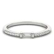 18k Baguette Band