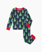 2P BOTTLE BRUSH PJ SET, PATRIOT BLUE