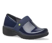 Dansko Camellia Navy Patent Leather Work Wonders