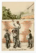 1910's EDISON PHONOGRAPH Paper Advertisement || 'How the Boys Found the Band'