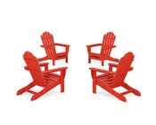 4-Piece Monterey Bay Adirondack Chair Conversation Set