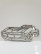 Corvette Cutout Display Wall Plaque — Central Sheet Metal and Steel