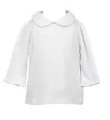 3/4 Sleeve Shirt With Pink Trim