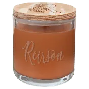14 oz. Scented Candle in a Glass Holder with Wood Lid