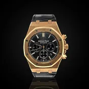 Pre Owned Audemars Piguet Royal Oak Chronograph 41 mm Black Dial