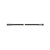 10" Stainless Braided Flex Hose -3AN Female To -3AN Female Black Covering 1pc