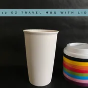 12 oz travel mug with lid M2 — Painted Plate