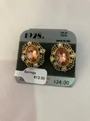 1928 Orange Earrings