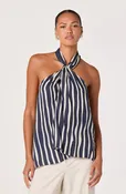 ASTR the Label - CIRA TWIST FRONT HALTER TOP