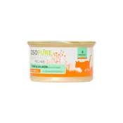 OSOPURE Grain Free Tuna & Salmon In Gravy Flaked Canned Cat Food