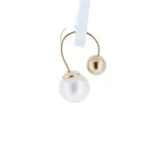 14K Culture Pearl Earrings With Gold Studs