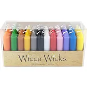 Wicca Wicks - Box of 48 Colored Candles
