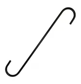 12″ Black S-Hook