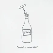 Cocktail Napkin-Poorly Screwed