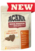 ACANA High-Protein Biscuits Crunchy Turkey Liver Recipe