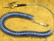 25″ Coiled Hose with Brass Gun