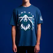 American Fighter Mens Deer River T-Shirt Dark Denim - FM16244