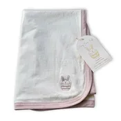 Organic Cotton Baby Blanket - Dusted Mauve LIMITED EDITION