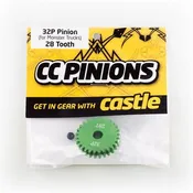 ACCESSORIES: CC PINION - 32 PITCH - 16T, 18T, 20T, 22T, 24T, 26T, 28T