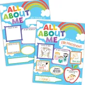 All About Me Posters | Set of 20 | Educational Posters
