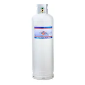 Flame King 100lb Empty Propane Tank LP Cylinder with POL Valve