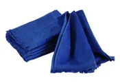 11x18 - Royal Blue Fingertip Towel Terry Velour with FRINGED ENDS