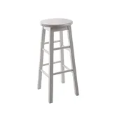 White Wood Bar Stool