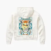 Bells Ivory Palm Springs Womens Full Zip Hoodie