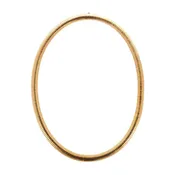 18 Karat Rose Tubogas Vintage 17 Inch Necklace