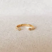 Open Micro Bezel Ring