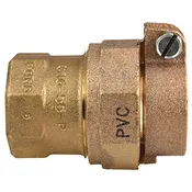 1 1/4″ FPT x 1 1/4″ PVCPJ Coupling No Lead
